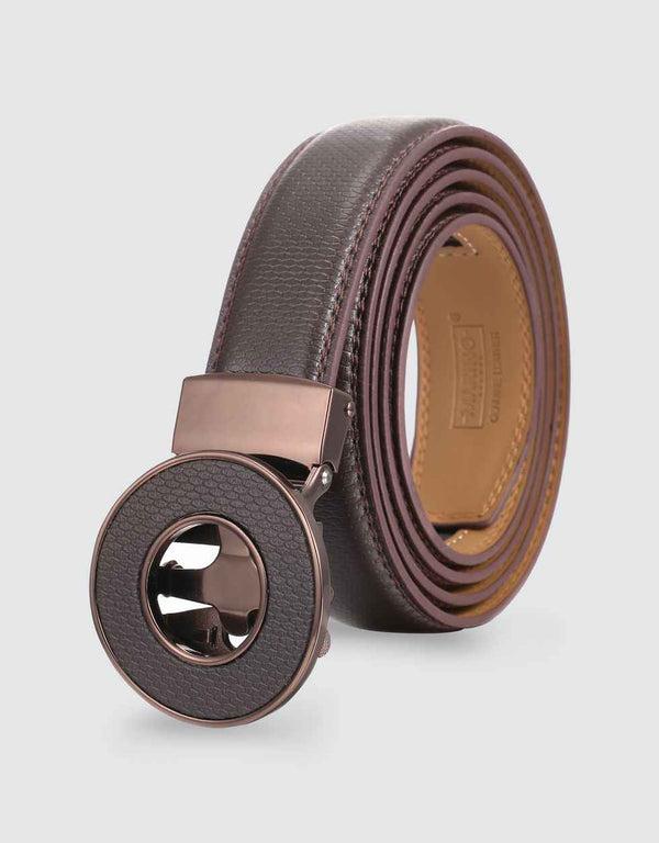 Spheroid Leather Ratchet Belt